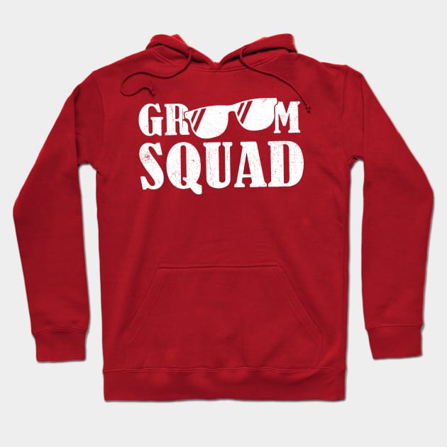 Groom Squad Groomsmen Funny Stag Bachelor Party Hoodie by LEGO